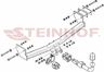 Фаркоп Steinhof для Jeep Compass MK 2006-2011. Быстросъемный крюк. Артикул J-059