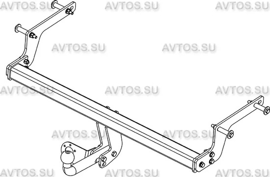 Фаркоп AvtoS для Renault Kaptur 2016-2022. Артикул RN 14