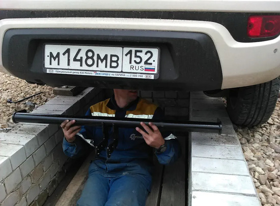 Фаркоп Лидер-Плюс для Kia Soul I AM 2009-2014. Артикул K114-A
