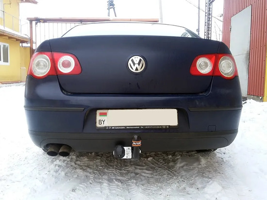 Фаркоп AvtoS для Volkswagen Passat B6 седан/универсал 2005-2010. Артикул VW 24