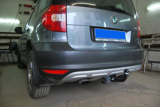 Фаркоп Лидер-Плюс для Skoda Yeti 2009-2018. Артикул V123-A