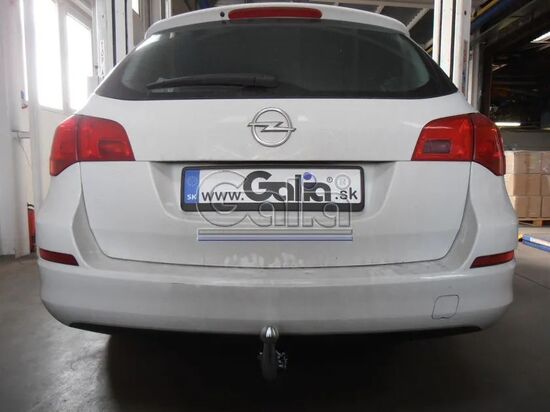 Фаркоп Galia оцинкованный для Opel Astra J универсал 2009-2015. Быстросъемный крюк. Артикул O061C