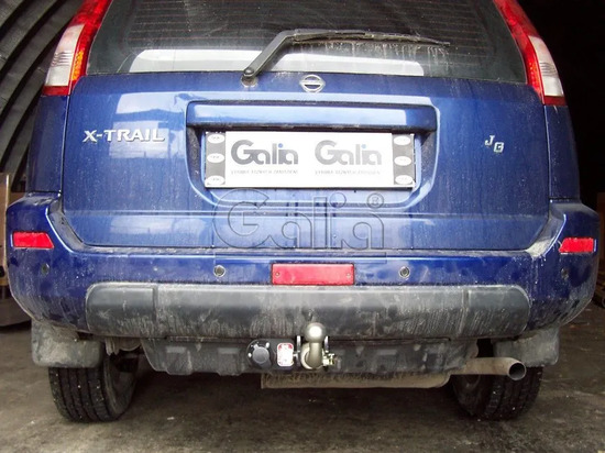Фаркоп Galia оцинкованный для Nissan X-Trail T30 2001-2007. Быстросъемный крюк. Артикул N040C
