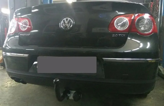 Фаркоп Лидер-Плюс для Volkswagen Passat B6 седан 2005-2011. Артикул V107-A