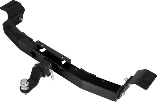 Фаркоп PT Group под американский квадрат для Toyota Land Cruiser Prado 150 2009-2022 с окрашенной нержавеющей накладкой. Артикул TPR-09-991103.22