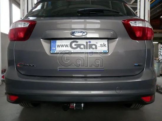 Фаркоп Galia оцинкованный для Ford C-Max I 2003-2011. Быстросъемный крюк. Артикул F091C