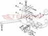 Фаркоп Steinhof для Saab 9-3 универсал 2005-2011. Артикул S-016