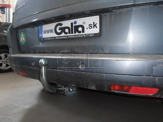 Фаркоп Galia оцинкованный для Peugeot 5008 2009-2022. Быстросъемный крюк. Артикул C051C