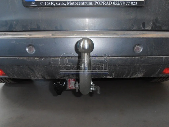 Фаркоп Galia оцинкованный для Peugeot 5008 2009-2022. Быстросъемный крюк. Артикул C051C