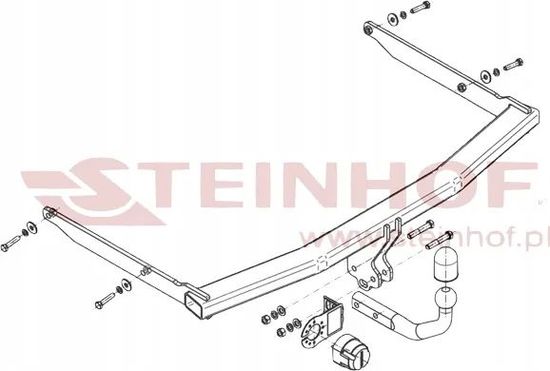 Фаркоп Steinhof для Ford Focus III седан 2011-2019. Артикул F-242