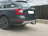 Фаркоп Aragon (быстросъемный крюк, вертикальное крепление) для Skoda Octavia Scout рестайлинг 2017-2022. Артикул E5906CV