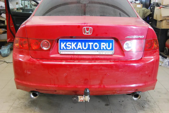 Фаркоп Galia оцинкованный для Honda Accord VII седан 2003-2008. Артикул H057A
