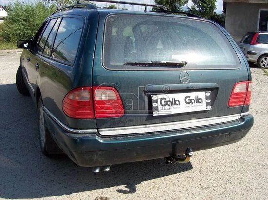 Фаркоп Galia оцинкованный для Mercedes-Benz E-Класс S210 универсал 1995-2002. Быстросъемный крюк. Артикул M027C
