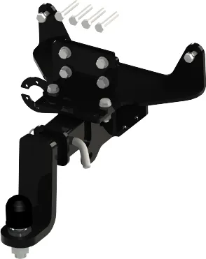 Фаркоп Sheriff для Toyota Land Cruiser 76/79 2019-2022. Быстросъемный крюк. Артикул 4294.32