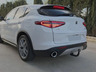 Фаркоп Aragon (быстросъемный крюк, вертикальное крепление) для Alfa Romeo Stelvio 2017-2022. Артикул E0114AV