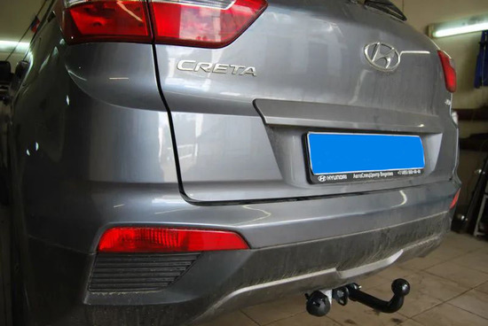 Фаркоп Лидер-Плюс для Hyundai Creta II 2021-2022. Артикул H227-A