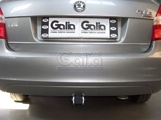 Фаркоп Galia оцинкованный для Skoda Fabia II универсал 2007-2014. Быстросъемный крюк. Артикул S082C