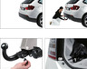 Фаркоп Brink (Thule) для Volkswagen Jetta VI (искл. Hybrid) 2010-2018. Быстросъемный крюк. Артикул 541100