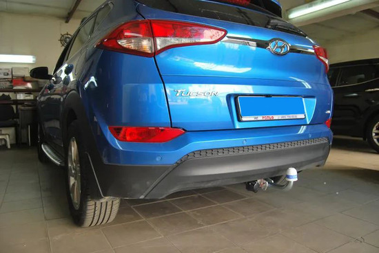 Фаркоп Galia оцинкованный для Kia Sportage IV до рестайлинга 2016-2018. Артикул H095A