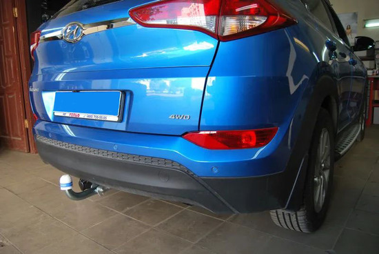 Фаркоп Galia оцинкованный для Kia Sportage IV до рестайлинга 2016-2018. Артикул H095A