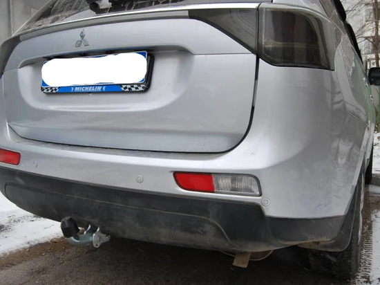 Фаркоп Galia оцинкованный для Mitsubishi Outlander III (не подходит на авто с полноразмерной запаской) 2012-2018. Артикул M126A