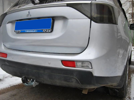 Фаркоп Galia оцинкованный для Mitsubishi Outlander III (не подходит на авто с полноразмерной запаской) 2012-2018. Артикул M126A