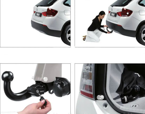 Фаркоп Brink (Thule) для Mini Cooper (искл.S-Type) 2007-2022. Быстросъемный крюк. Артикул 545300
