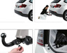 Фаркоп Brink (Thule) для Mini Cooper (искл.S-Type) 2007-2022. Быстросъемный крюк. Артикул 545300