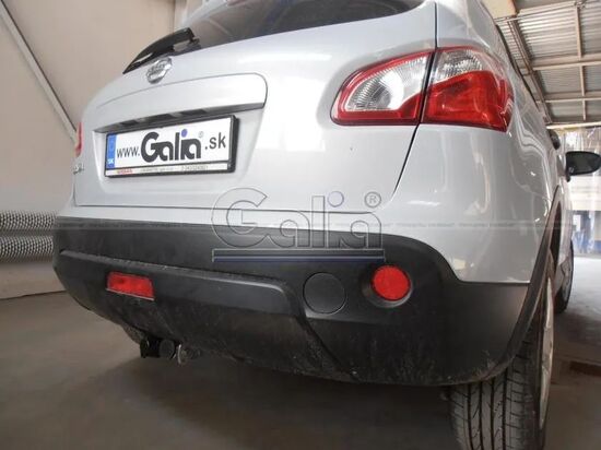 Фаркоп Galia оцинкованный для Nissan Qashqai+2 2008-2013. Быстросъемный крюк. Артикул N051C