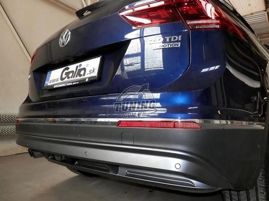 Фаркоп Galia оцинкованный для Volkswagen Tiguan I 2007-2016. Быстросъемный крюк. Артикул V069C