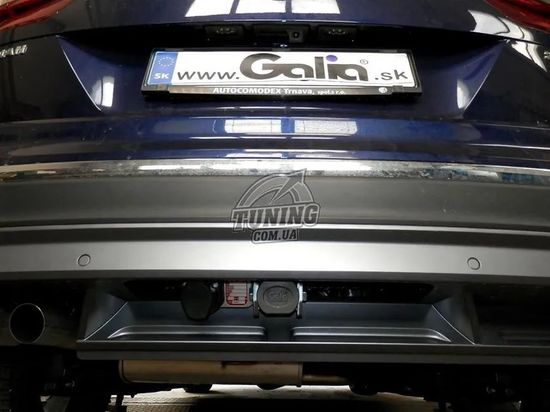 Фаркоп Galia оцинкованный для Volkswagen Tiguan I 2007-2016. Быстросъемный крюк. Артикул V069C