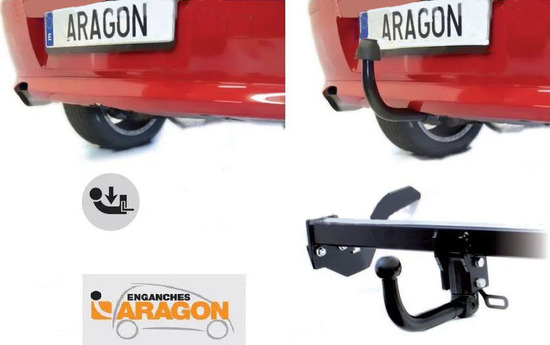 Фаркоп Aragon для Chevrolet Epica 2006-2010. Быстросъемный крюк. Артикул E1001AM