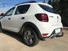 Фаркоп Aragon (быстросъемный крюк, горизонтальное крепление) для Renault Sandero Stepway II 2014-2022. Артикул E1302BS
