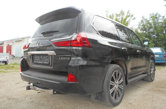 Фаркоп Baltex для Lexus LX 450d 2015-2022. (с декор. накладкой) Фланцевое крепление. Артикул Y20ANML