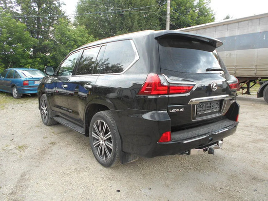 Фаркоп Baltex для Lexus LX 450d 2015-2022. (с декор. накладкой) Фланцевое крепление. Артикул Y20ANML
