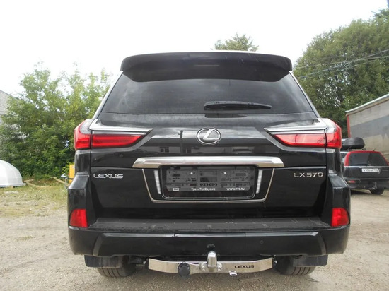 Фаркоп Baltex для Lexus LX 450d 2015-2022. (с декор. накладкой) Фланцевое крепление. Артикул Y20ANML