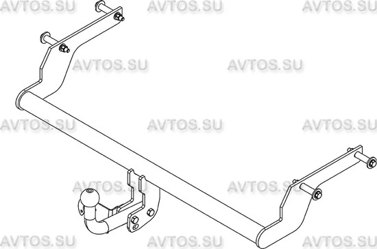 Фаркоп AvtoS для Lada X-Ray 2016-2022. Артикул VAZ-66