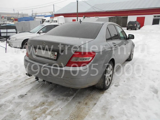 Фаркоп Galia оцинкованный для Mercedes-Benz C-Класс W204, S204 седан, универсал 2007-2013. Артикул M125A