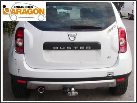 Фаркоп Aragon для Renault Duster I рестайлинг 2015-2020. Фланцевое крепление. Артикул E1303AC