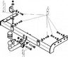 Фаркоп Мотодор для Lada Granta седан, универсал, хэтчбек 2011-2022. Артикул 92108-A
