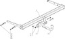 Фаркоп AvtoS для Volkswagen Tiguan II 2WD, 4WD 2016-2022. Артикул VW 35