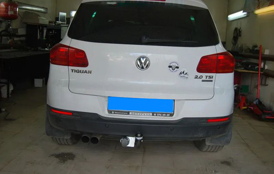 Фаркоп AvtoS для Volkswagen Tiguan II 2WD, 4WD 2016-2022. Артикул VW 35