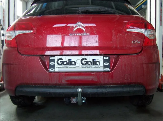 Фаркоп Galia оцинкованный для Peugeot 308 I хэтчбек 5-дв. 2007-2012. Быстросъемный крюк. Артикул C038C