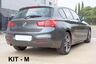 Фаркоп Aragon (быстросъемный крюк, вертикальное крепление) для BMW 1-серия F20/F21 (вкл. М1) 2011-2019. Артикул E0804CV
