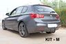 Фаркоп Aragon (быстросъемный крюк, вертикальное крепление) для BMW 1-серия F20/F21 (вкл. М1) 2011-2019. Артикул E0804CV