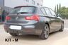 Фаркоп Aragon (быстросъемный крюк, вертикальное крепление) для BMW 1-серия F20/F21 (вкл. М1) 2011-2019. Артикул E0804CV