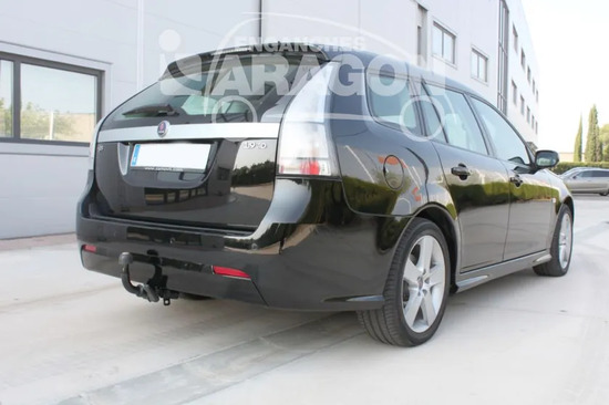 Фаркоп Aragon (быстросъемный крюк, горизонтальное крепление) для Saab 9-3 II седан, кабриолет 2002-2012.. Артикул E5500BS