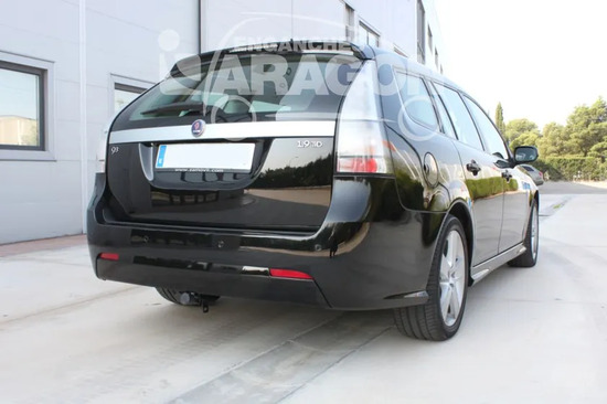 Фаркоп Aragon (быстросъемный крюк, горизонтальное крепление) для Saab 9-3 II седан, кабриолет 2002-2012.. Артикул E5500BS