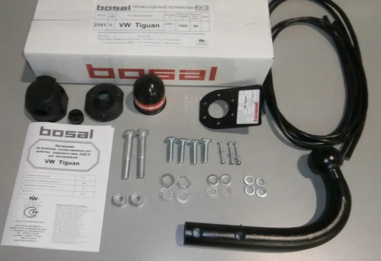 Фаркоп Oris (ранее Bosal) для Volkswagen Tiguan I 2007-2016. Артикул 2181-A