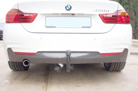 Фаркоп Aragon (быстросъемный крюк, вертикальное крепление) для BMW 4-серия F32 купе 2013-2022.. Артикул E0804BV